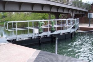 ADE actuators in sluice gate project